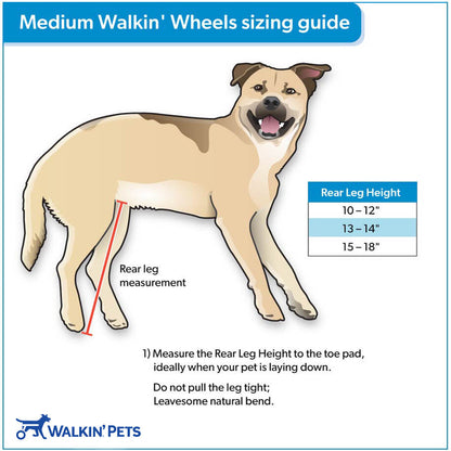 Walkin' Wheels MEDIUM Dog Wheelchair