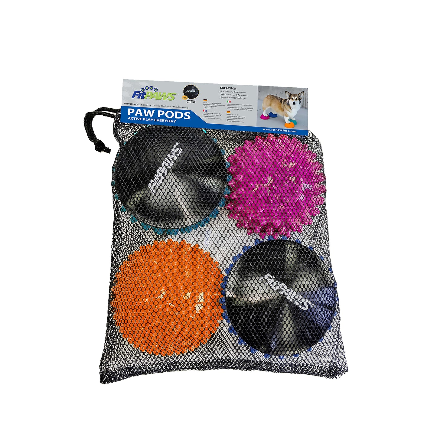 FitPaws Paw Pods, Anti-Skid Bottom (Set of 4)